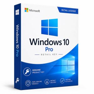 Windows 10 Pro Retail Key – Genuine Product Key | Instant Delivery