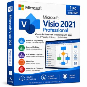 Visio 2021 Professional Online Activation Lifetime