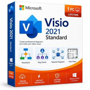 Visio 2021 Standard Online Activation Lifetime